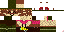 Minecraft skin texture, 64x32 legacy pixels