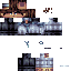Minecraft skin texture, 64x64 pixels