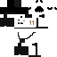 Minecraft skin texture, 64x64 pixels
