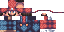 Minecraft skin texture, 64x32 legacy pixels