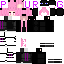 Minecraft skin texture, 64x64 pixels