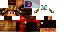 Minecraft skin texture, 64x32 legacy pixels