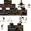 Minecraft skin texture, 64x64 pixels