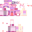 Minecraft skin texture, 64x64 pixels