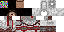 Minecraft skin texture, 64x32 legacy pixels