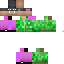 Minecraft skin texture, 64x64 pixels