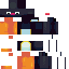 Minecraft skin texture, 64x64 pixels