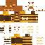 Minecraft skin texture, 64x64 pixels