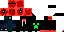 Minecraft skin texture, 64x32 legacy pixels