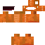 Minecraft skin texture, 64x64 pixels