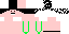Minecraft skin texture, 64x32 legacy pixels