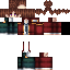 Minecraft skin texture, 64x64 pixels