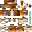 Minecraft skin texture, 64x64 pixels