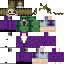 Minecraft skin texture, 64x64 pixels