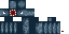Minecraft skin texture, 64x32 legacy pixels