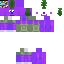 Minecraft skin texture, 64x64 pixels