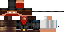 Minecraft skin texture, 64x32 legacy pixels