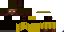 Minecraft skin texture, 64x32 legacy pixels