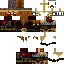 Minecraft skin texture, 64x64 pixels