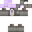 Minecraft skin texture, 64x64 pixels