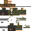Minecraft skin texture, 64x64 pixels