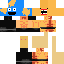 Minecraft skin texture, 64x64 pixels