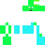 Minecraft skin texture, 64x64 pixels