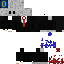 Minecraft skin texture, 64x64 pixels