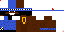 Minecraft skin texture, 64x32 legacy pixels