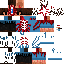 Minecraft skin texture, 64x64 pixels