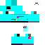 Minecraft skin texture, 64x64 pixels