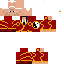 Minecraft skin texture, 64x64 pixels