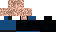 Minecraft skin texture, 64x32 legacy pixels