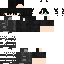 Minecraft skin texture, 64x64 pixels