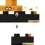 Minecraft skin texture, 64x64 pixels