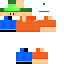 Minecraft skin texture, 64x64 pixels