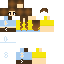 Minecraft skin texture, 64x64 pixels