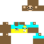 Minecraft skin texture, 64x64 pixels