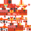 Minecraft skin texture, 64x64 pixels