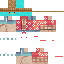 Minecraft skin texture, 64x64 pixels