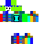 Minecraft skin texture, 64x64 pixels