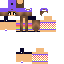 Minecraft skin texture, 64x64 pixels