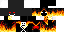 Minecraft skin texture, 64x32 legacy pixels