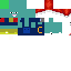 Minecraft skin texture, 64x64 pixels