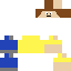 Minecraft skin texture, 64x64 pixels
