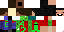 Minecraft skin texture, 64x32 legacy pixels