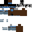 Minecraft skin texture, 64x64 pixels