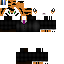 Minecraft skin texture, 64x64 pixels