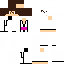 Minecraft skin texture, 64x64 pixels