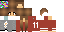 Minecraft skin texture, 64x32 legacy pixels